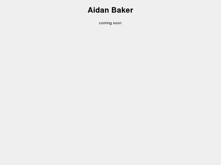 www.aidanbaker.com