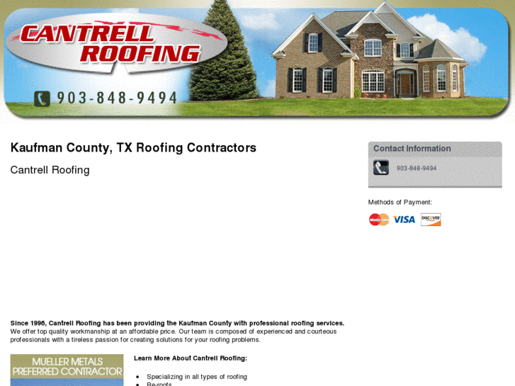 www.cantrellroofingkaufman.com
