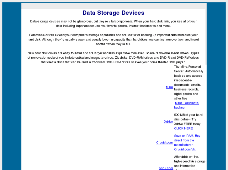 www.datastoragedevices.com