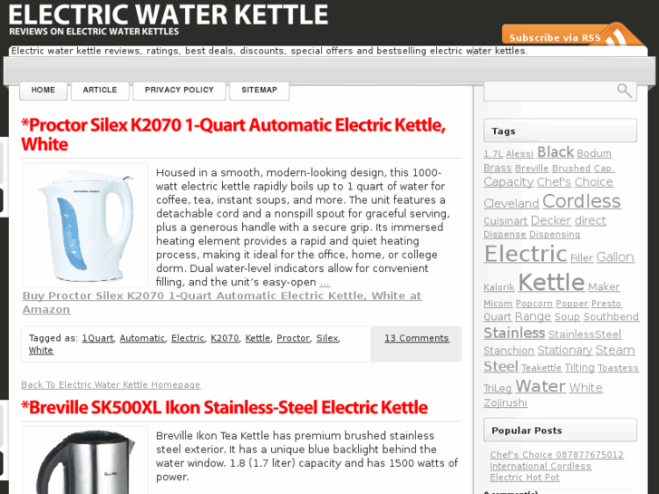 www.electricwaterkettle.org