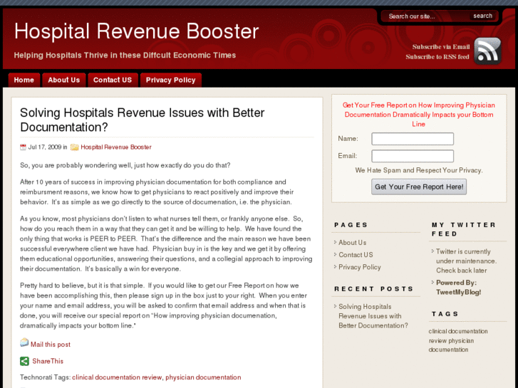 www.hospitalrevenuebooster.com