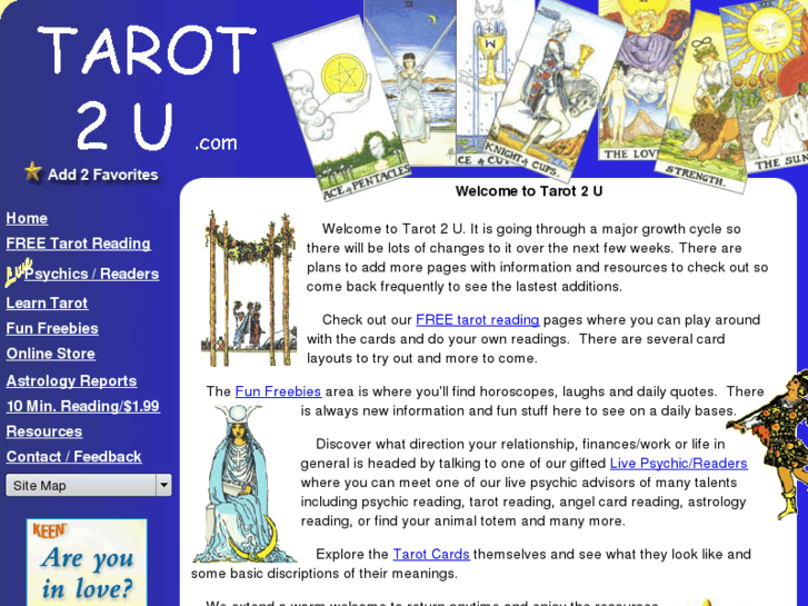 www.tarot2u.com