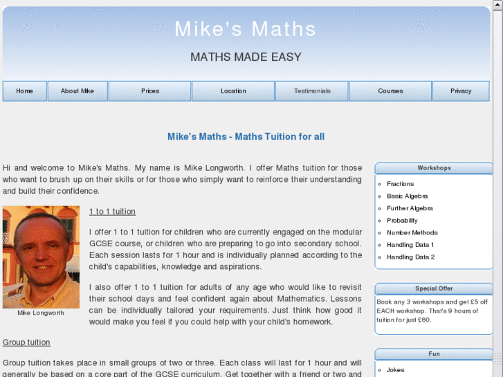 www.mikesmaths.com