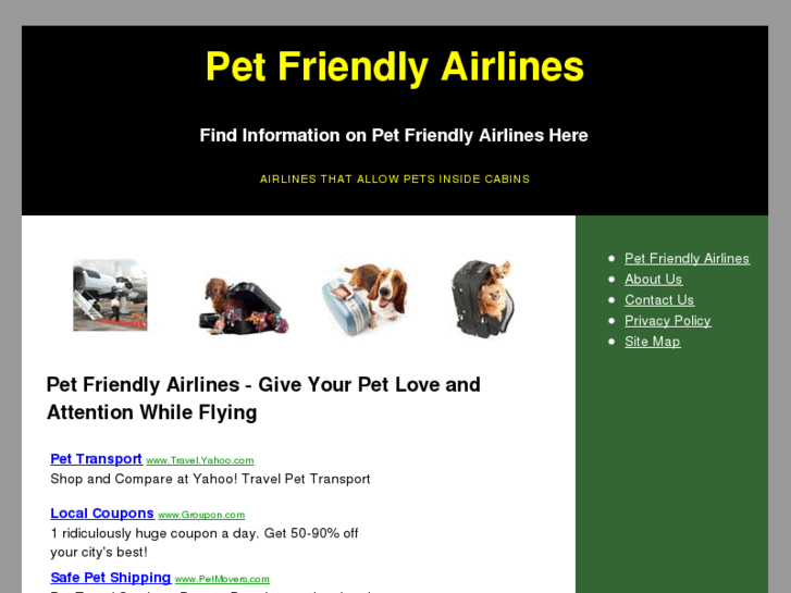 www.petfriendlyairlines.net