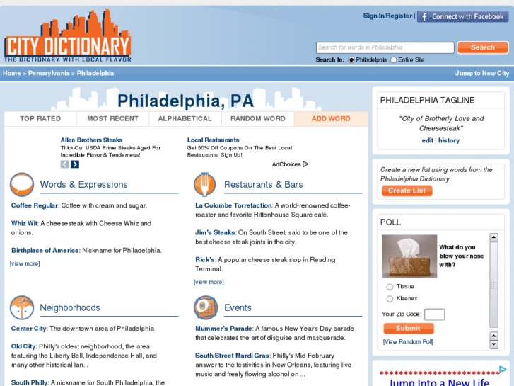 www.philadelphiadictionary.com