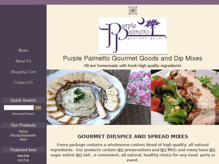 www.purplepalmettogourmet.com