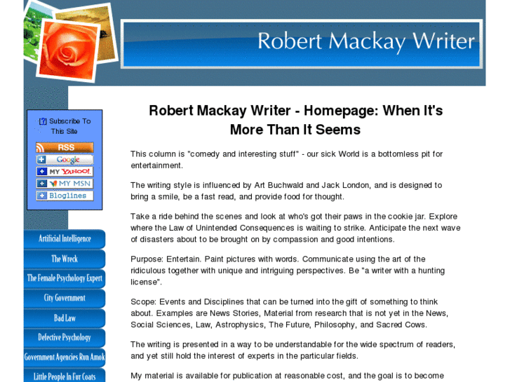 www.robertmackaywriter.com