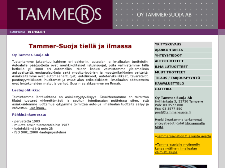 www.tammer-suoja.com