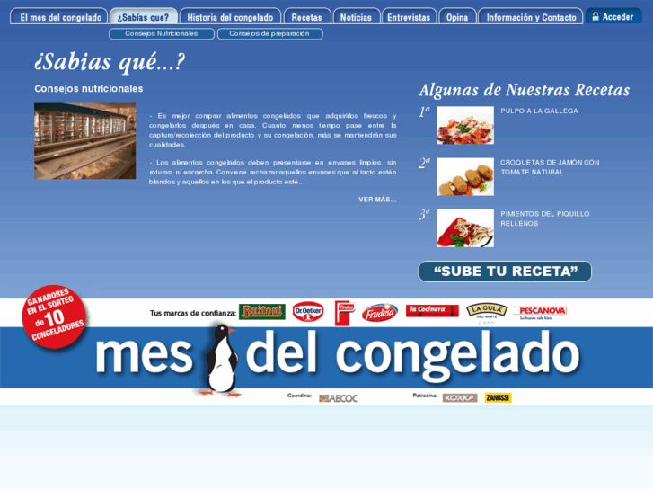 www.alimentoscongelados.org