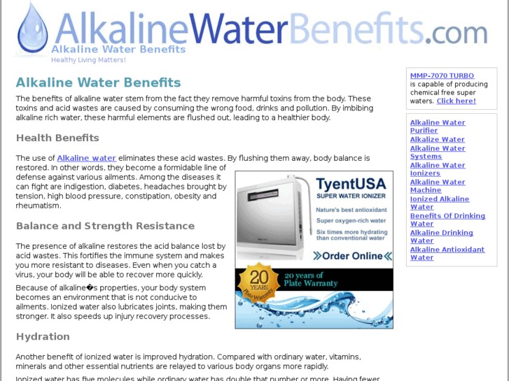 www.alkalinewaterbenefits.net