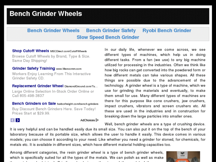 www.benchgrinderwheels.com