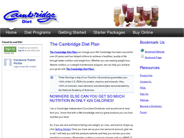 www.cambridgedietfl.com