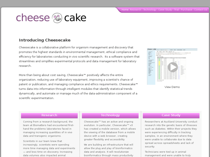 www.cheesecakesoftware.com