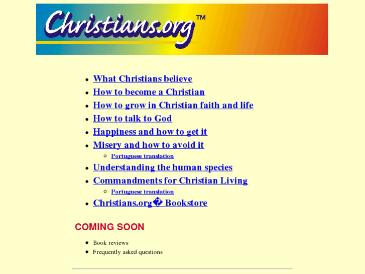 www.christians.org