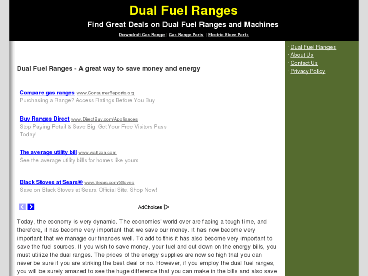 www.dualfuelranges.org