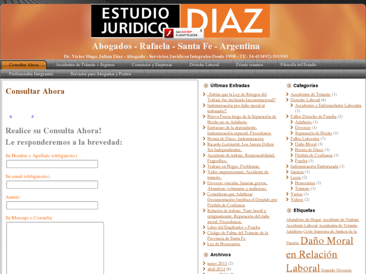 www.estudiojuridicodiaz.com.ar