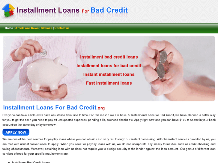 www.installmentloansforbadcredit.org