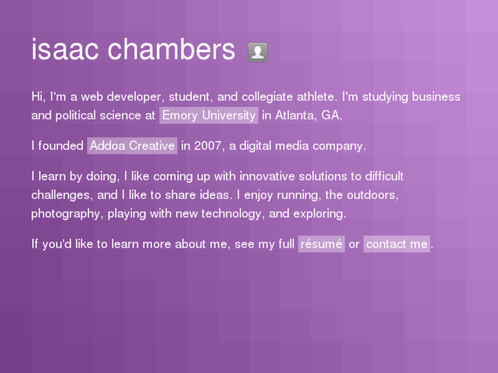 www.isaacchambers.com