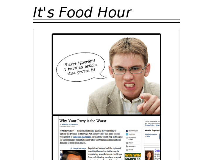 www.itsfoodhour.com