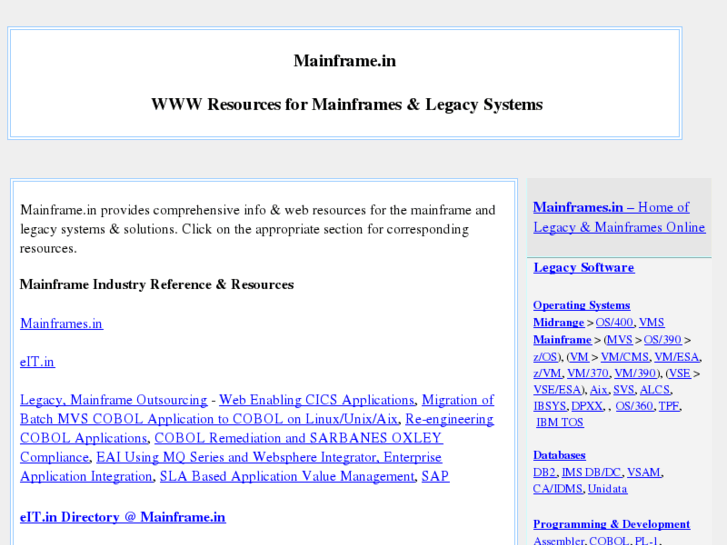 www.mainframe.in