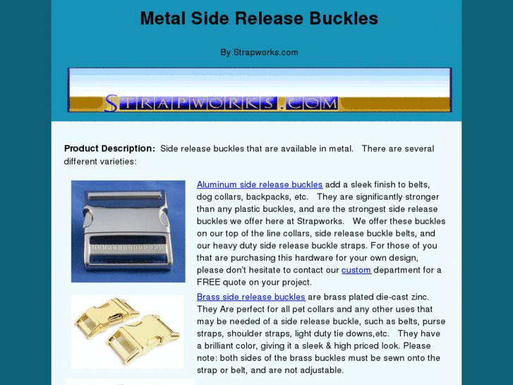 www.metalsidereleasebuckles.net