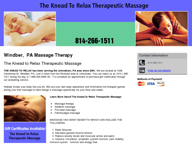 www.thekneadtorelax.net