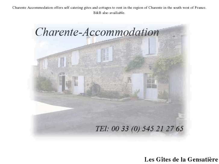 www.charente-accommodation.com