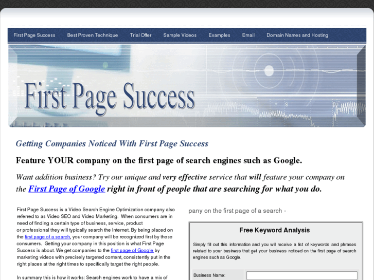 www.firstpagesuccess.com