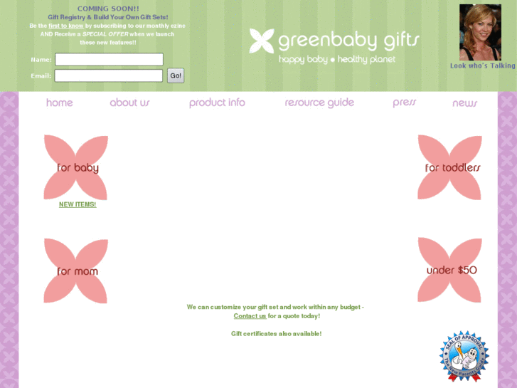 www.greenbaby-gifts.com