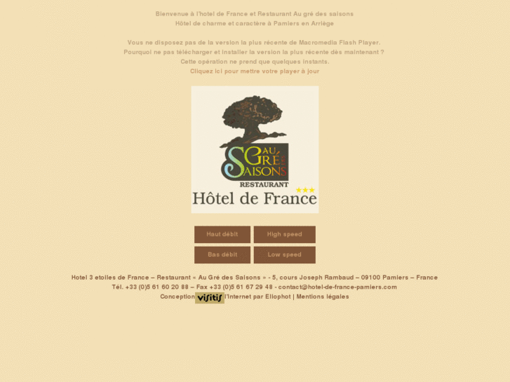 www.hotel-de-france-pamiers.com