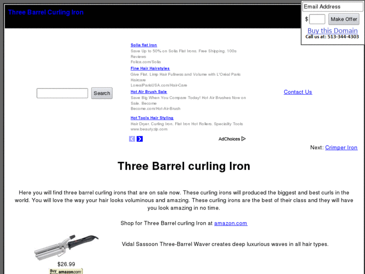 www.threebarrelcurlingiron.com