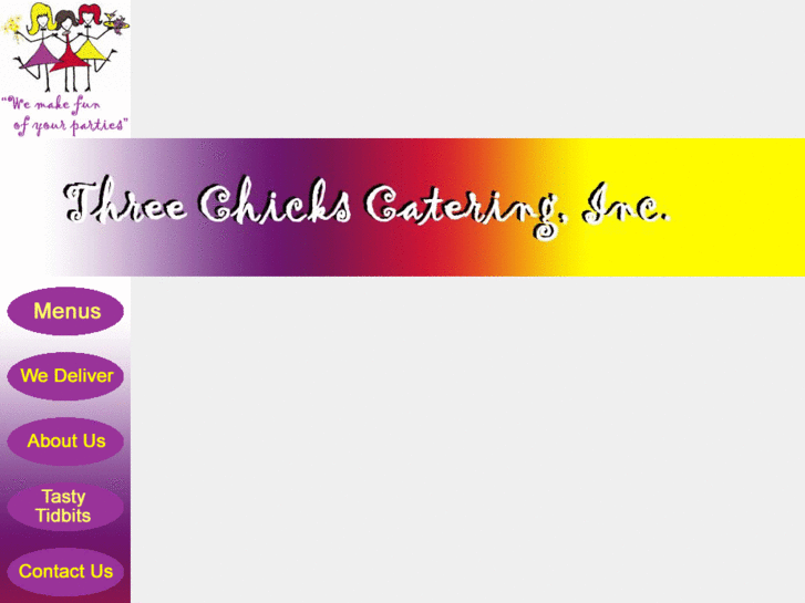 www.threechickscatering.com