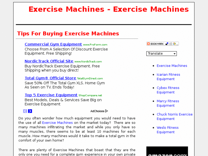 www.exercisemachinesguide.net