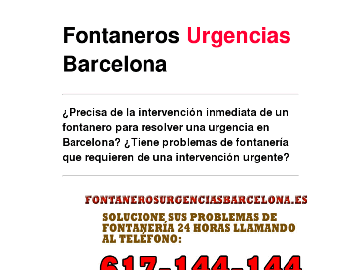 www.fontanerosurgenciasbarcelona.es