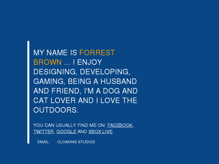 www.forrestbrown.net