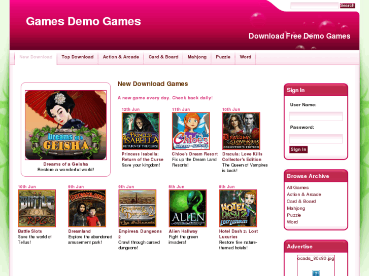 www.games-demo-games.com