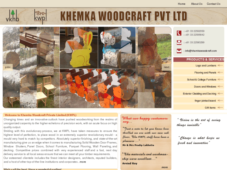 www.khemkawoodcraft.com