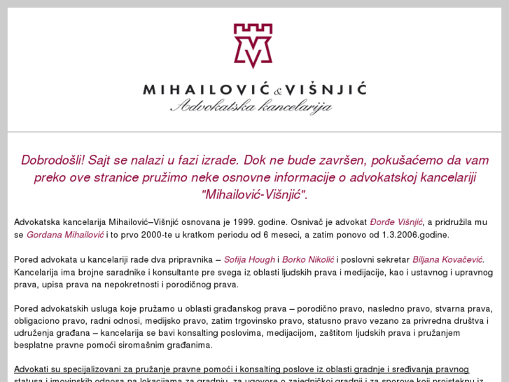 www.mihailovic-visnjic.com