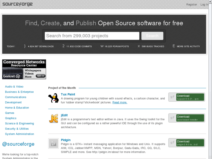 www.sourceforge.org