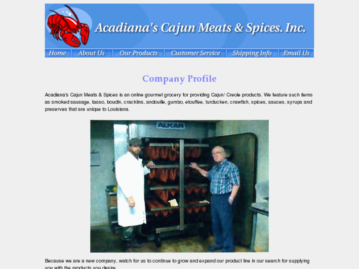 www.acadianascajunmeats.com