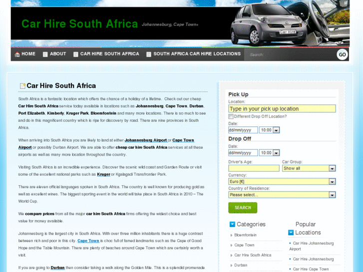 www.carhiresouthafrica.ie