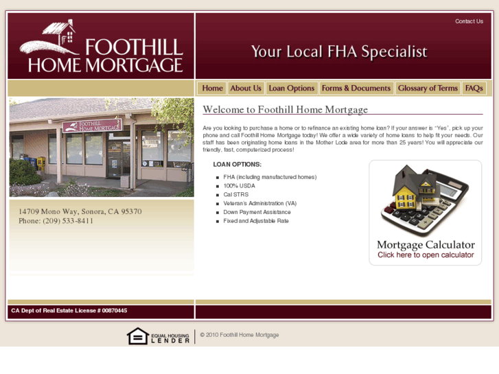 www.foothillhomemortgage.com