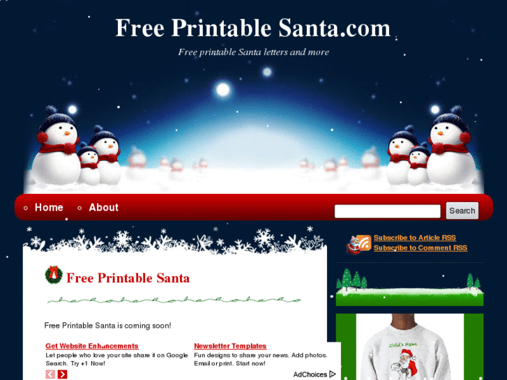 www.freeprintablesanta.com