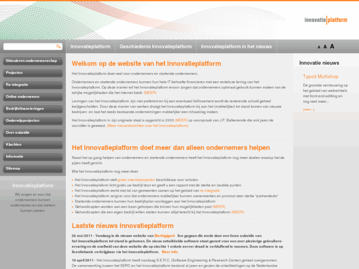 www.innovatieplatform.nl