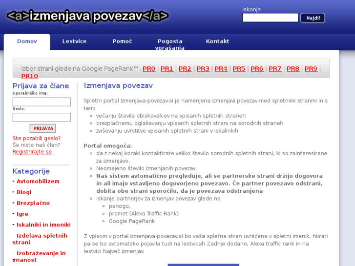 www.izmenjava-povezav.si
