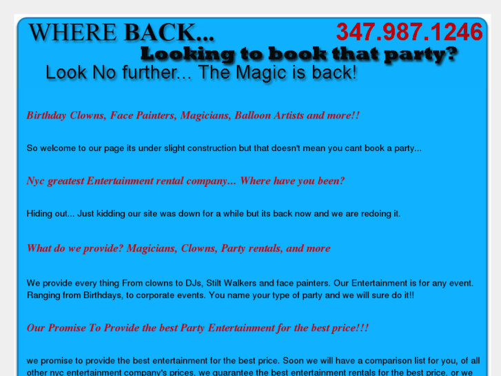 www.magicpalaceent.com