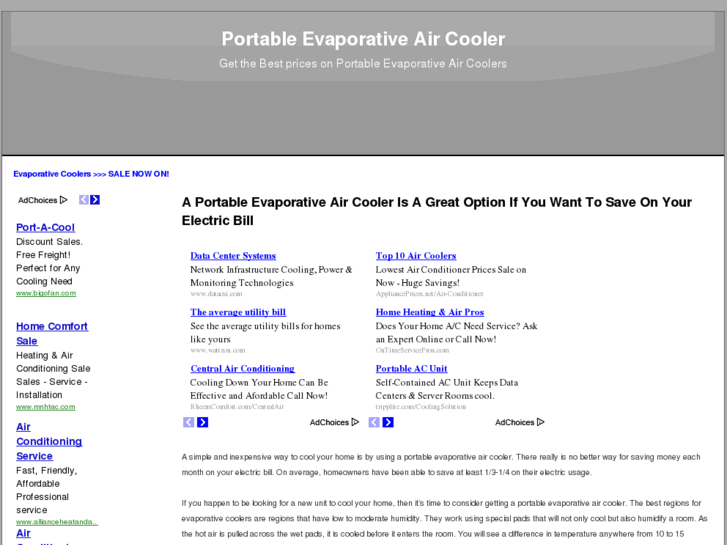 www.portableevaporativeaircooler.net