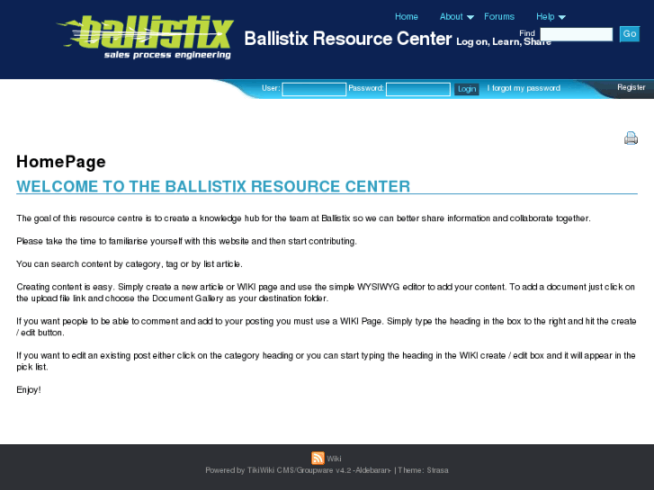 www.ballistixresourcecentre.com