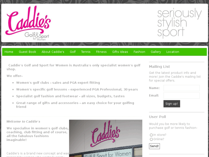 www.caddiesgolf.com