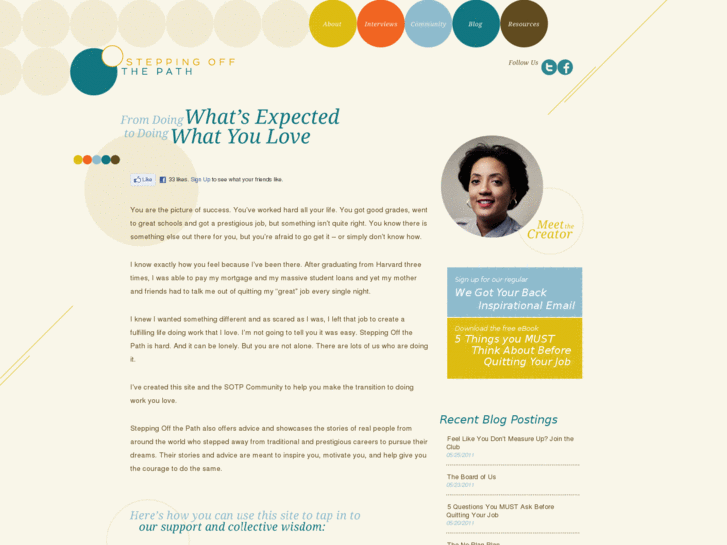 www.steppingoffthepath.net